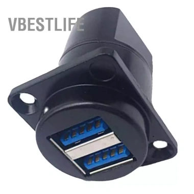 VBESTLIFE Ổ cắm nối USB loại D, kết nối ổn định, gắn bảng điều khiển cho 86 tủ máy, vỏ bạc - Giá chỉ 207.900₫ 9