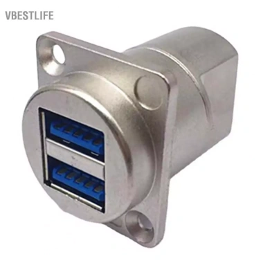 VBESTLIFE Ổ cắm nối USB loại D, kết nối ổn định, gắn bảng điều khiển cho 86 tủ máy, vỏ bạc - Giá chỉ 207.900₫ 10