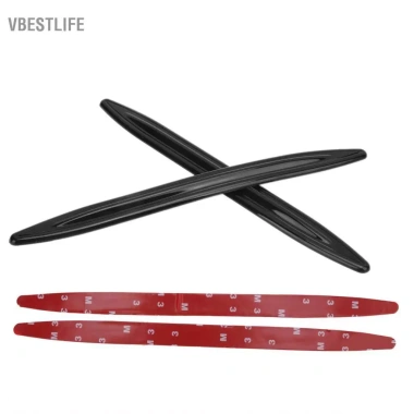 VBESTLIFE Ốp Lưng 2 Xe Trước Sau - Bảo Vệ Cửa, Chống Trầy Xước, Dải Đen Bóng 6