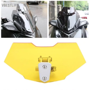 VBESTLIFE Pissente Mở Rộng Xe Máy Acrylic Clip Chắn Gió Điều Chỉnh 8,58x4,33in Trong Suốt - Giá Ưu Đãi 486.200 VND