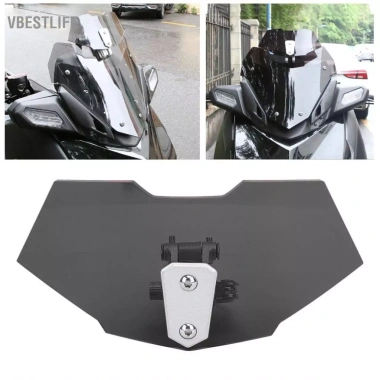 VBESTLIFE Pissente Mở Rộng Xe Máy Acrylic Clip Chắn Gió Điều Chỉnh 8,58x4,33in Trong Suốt - Giá Ưu Đãi 486.200 VND