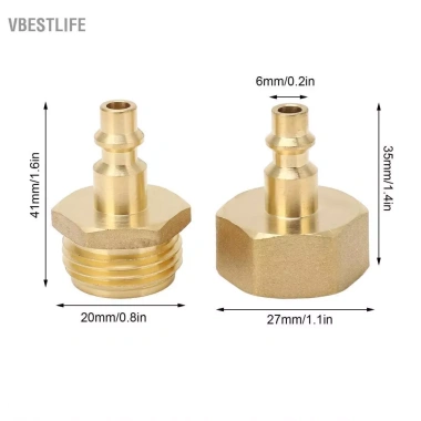 VBESTLIFE RV Winterize Blowout Adaptor - Vòi Rugged Garden, Lắp cho thuyền cắm trại, Giá ưu đãi 166.100 VND 4