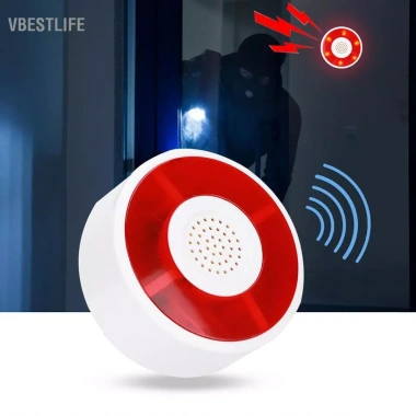 VBESTLIFE Sonew DC 12V LED Nhấp Nháy Đèn An Ninh, Hệ Thống Báo Động, Còi Hú Acousto-Optic - Giá chỉ 185.900₫