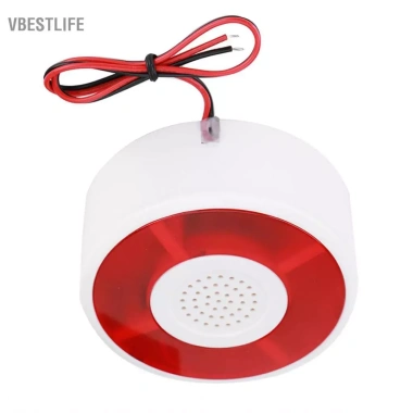 VBESTLIFE Sonew DC 12V LED Nhấp Nháy Đèn An Ninh, Hệ Thống Báo Động, Còi Hú Acousto-Optic - Giá chỉ 185.900₫ 4