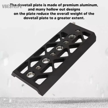 VBESTLIFE Tấm khớp an toàn 1/4‑3/8 inch, lưỡi lê 5, hợp kim nhôm nhẹ - Giá đỡ BMPCC4K6K A7S3JTZ chỉ 820.600₫ 4