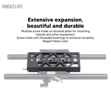 VBESTLIFE Tấm khớp an toàn 1/4‑3/8 inch, lưỡi lê 5, hợp kim nhôm nhẹ - Giá đỡ BMPCC4K6K A7S3JTZ chỉ 820.600₫ 5
