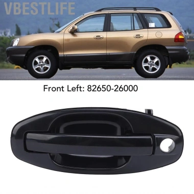VBESTLIFE Tay nắm cửa ngoài Santa Fe 2.001-2.006 - Chống trầy xước, mài mòn, tay cầm thoải mái, Giá ưu đãi 301.400₫