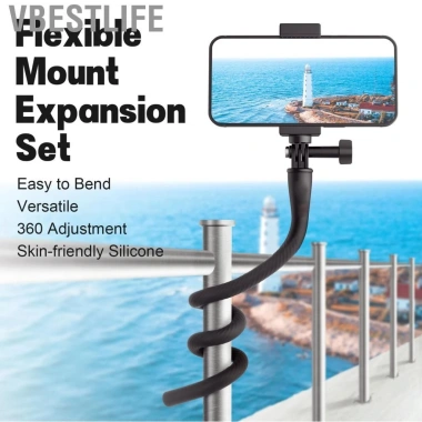 VBESTLIFE TELESIN TE-FM-003 Giá đỡ điện thoại 20.4in, chịu tải 1/4in, tương thích GoPro 12-7, Insta36 - 393.800₫