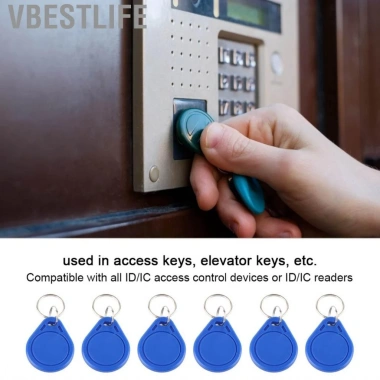 VBESTLIFE Thẻ RFID 125kHz 50pcs EM4.100 TEKE KEYFOB - Nhập cửa nhanh, bảo mật cao 3