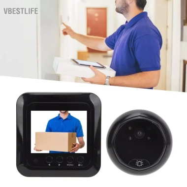 VBESTLIFE Trình xem cửa 2.4 inch AntiPry Nhạc chuông video ống kính gia đình văn phòng khách sạn