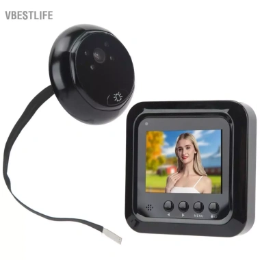 VBESTLIFE Trình xem cửa 2.4 inch AntiPry Nhạc chuông video ống kính gia đình văn phòng khách sạn