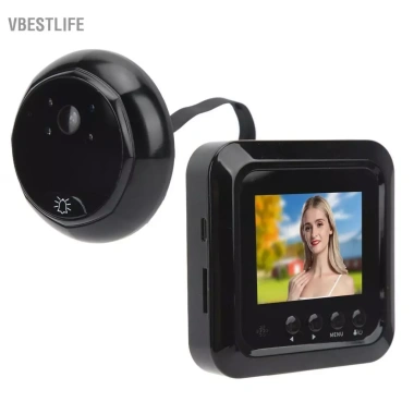 VBESTLIFE Trình xem cửa 2.4 inch AntiPry Nhạc chuông video ống kính gia đình văn phòng khách sạn