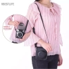 VBESTLIFE Túi Bảo Vệ Da Vintage Dây Đeo Cho Fujifilm Instax Mini 90 Phim Tức Thì