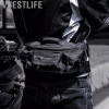 VBESTLIFE Túi đeo hông chống nước, dung tích lớn, dây điều chỉnh, màu cam, nam - đi bộ, chạy 6