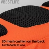 VBESTLIFE Túi đeo hông chống nước, dung tích lớn, dây điều chỉnh, màu cam, nam - đi bộ, chạy 8