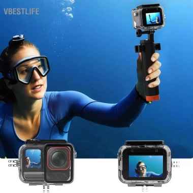 VBESTLIFE Vỏ lặn 45m/148ft cho Ace Pro 2 - Bảo vệ, kèm ống thở, giảm giá 357.500đ