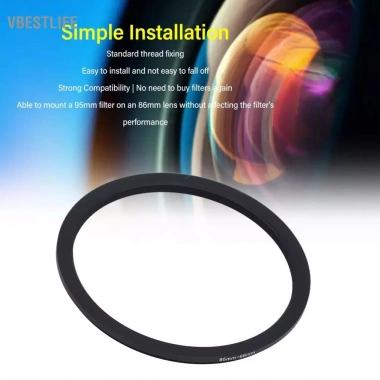VBESTLIFE Vòng chuyển đổi 95mm-86mm hợp kim – Dễ lắp, chống rò rị ánh sáng, 86mm