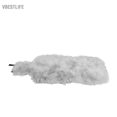VBESTLIFE WODHMIEY Vỏ bọc ghế ô tô da cừu mềm mại, ấm áp, thoáng khí, chống mài, màu xám cho SUV, Xe tải, Van