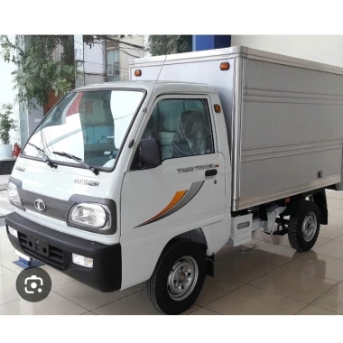 Vè che mưa gắn xe tải Thaco Towner nhựa đen dẻo 990-850-900-750kg có keo dán, giá 1 cặp 229.000 VND 2
