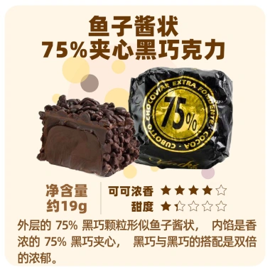 Venchi Caviar 75% Sôcôla Đen 18g Sandwich Kẹo Cưới Nhập Khẩu Đồ Ăn Nhẹ Số Lượng Lớn Giá Ưu Đãi 252.500 VND 6
