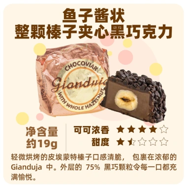 Venchi Caviar 75% Sôcôla Đen 18g Sandwich Kẹo Cưới Nhập Khẩu Đồ Ăn Nhẹ Số Lượng Lớn Giá Ưu Đãi 252.500 VND 9
