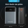 Vention 65W 20.000mAh – 3 Cổng Sạc Nhanh Laptop/Phone, Cáp Tích Hợp, BH 12 Tháng 6