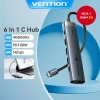 Vention Hub Type-C 6 trong 1 PD100W Mini - USB-A, USB3.0 5Gbps, HDMI, Tốc độ cao, Giá ưu đãi 355.300₫