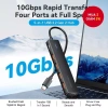 Vention Hub USB 5 trong 1 C sang 3.2 Gen 2 Type-A 4 cổng 10Gbps cho Windows, MacOS, Linux - Giá ưu đãi 249.700₫