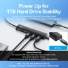Vention Hub USB 5 trong 1 C sang 3.2 Gen 2 Type-A 4 cổng 10Gbps cho Windows, MacOS, Linux - Giá ưu đãi 249.700₫ 5