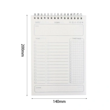 VERGE LIMIT To Do List Planner 80 tờ Biểu đồ Lập Kế Hoạch Hàng Ngày, Mẫu Kiểm Tra Lịch Trình, Giá 69.228₫ 5