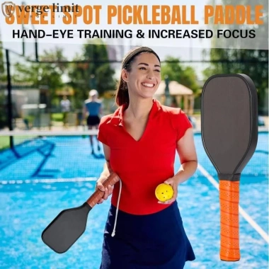 VERGE LIMIT Trainer – Vợt Pickleball tay cầm carbon, bề mặt mờ chống trượt, phù hợp người mới tập