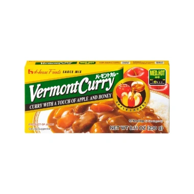 Vermont Curry Cay 230g vị táo mật ong - Xốt cà ri Nhật Bản 12 phần ăn, giá ưu đãi 99.000₫ 2