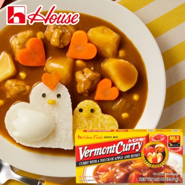 Vermont Curry Không Cay 230g Vị Táo Mật Ong - Viên Xốt Nhật Bản 12 Phần 99k