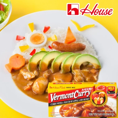 Vermont Curry Không Cay 230g Vị Táo Mật Ong - Viên Xốt Nhật Bản 12 Phần 99k