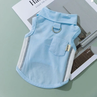 Vest Ice Silk lưới mỏng cho mèo nhỏ và chó, áo cổ thời trang mùa hè, giảm 20% 10