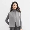 Vest len cổ tròn nữ màu xám phong cách mới thời trang xuân thu, giá 244.619 đồng