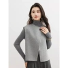 Vest len cổ tròn nữ màu xám phong cách mới thời trang xuân thu, giá 244.619 đồng 8