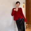 Vest len dệt kim sang trọng cổ chữ V, form ôm, thời trang - Giá ưu đãi 117.612₫ 8