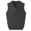 Vest len nam thu đông cổ chữ V màu trơn, dệt kim dày - Giá chỉ 312.683₫ 7