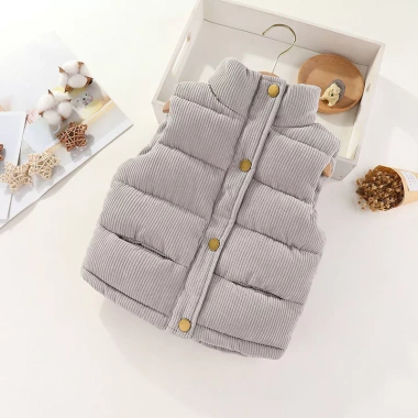 Vest Lông Cừu Trẻ Em Vải Nhung Lót Dày Thoáng Khí Cotton Đa Năng Thời Trang Unisex Mềm Mại Đẹp Mọi Mùa 5