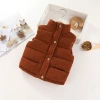 Vest Lông Cừu Trẻ Em Vải Nhung Lót Dày Thoáng Khí Cotton Đa Năng Thời Trang Unisex Mềm Mại Đẹp Mọi Mùa 7