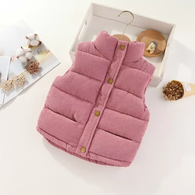 Vest Lông Cừu Trẻ Em Vải Nhung Lót Dày Thoáng Khí Cotton Đa Năng Thời Trang Unisex Mềm Mại Đẹp Mọi Mùa 10