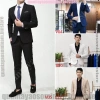 Vest nam Hàn Quốc + áo, quần, cavat, bông lúa, quần sip, vải tuyết mưa thấm hút mồ hôi - 721.270₫ 2