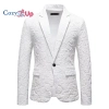 Vest nam vintage hoa hồng jacquard 3D cho dạ hội và tiệc cưới giảm giá