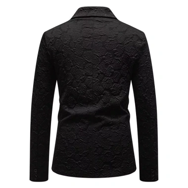 Vest nam vintage hoa hồng jacquard 3D cho dạ hội và tiệc cưới giảm giá 4