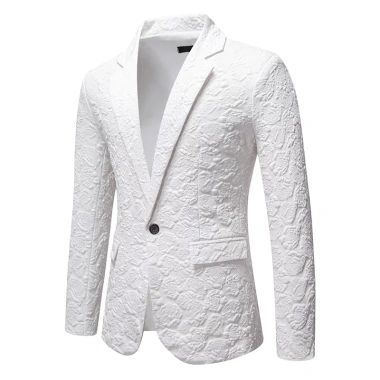 Vest nam vintage hoa hồng jacquard 3D cho dạ hội và tiệc cưới giảm giá 6