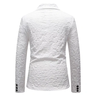 Vest nam vintage hoa hồng jacquard 3D cho dạ hội và tiệc cưới giảm giá 7