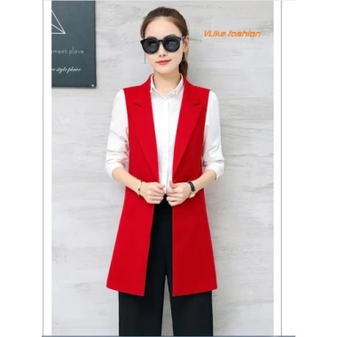 Vest nữ dài đẹp sát nách, thiết kế thời thượng Gile, blazer nữ 299.000₫