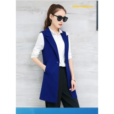 Vest nữ dài đẹp sát nách, thiết kế thời thượng Gile, blazer nữ 299.000₫