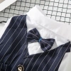 Vest Thú Cưng Dáng Tây Sọc và Nơ Bướm Thoáng Khí Quanh Năm Cho Mèo và Chó Nhỏ - Hoàn Hảo Tiệc Cưới và Party 6